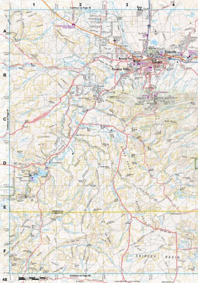 Wyoming Atlas & Gazetteer Page 48 Preview 1