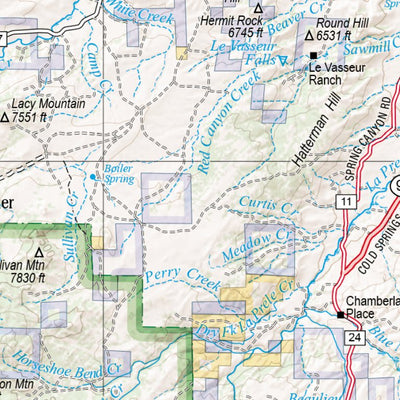 Wyoming Atlas & Gazetteer Page 49 Preview 2