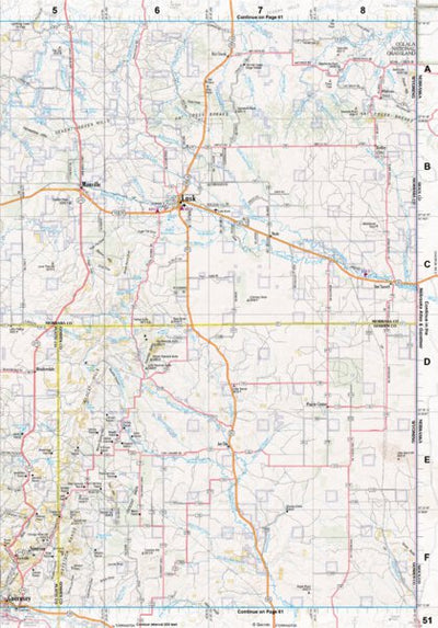 Wyoming Atlas & Gazetteer Page 51 Preview 1