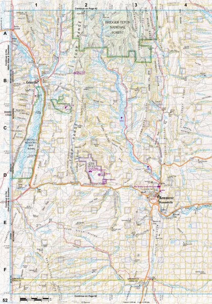 Wyoming Atlas & Gazetteer Page 52 Preview 1