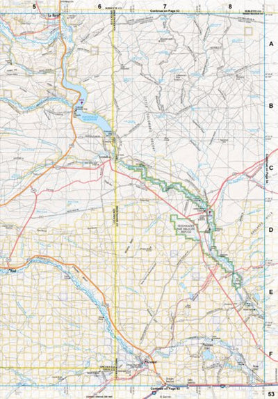 Wyoming Atlas & Gazetteer Page 53 Preview 1