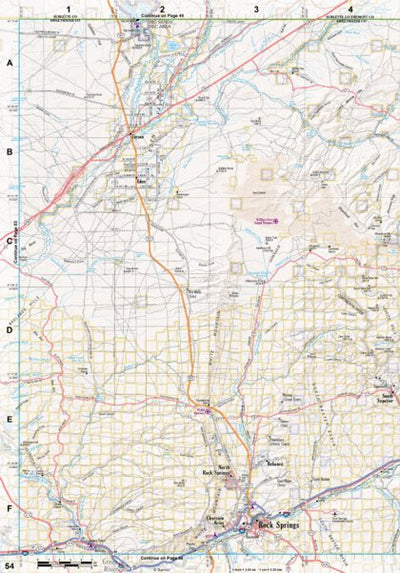 Wyoming Atlas & Gazetteer Page 54 Preview 1