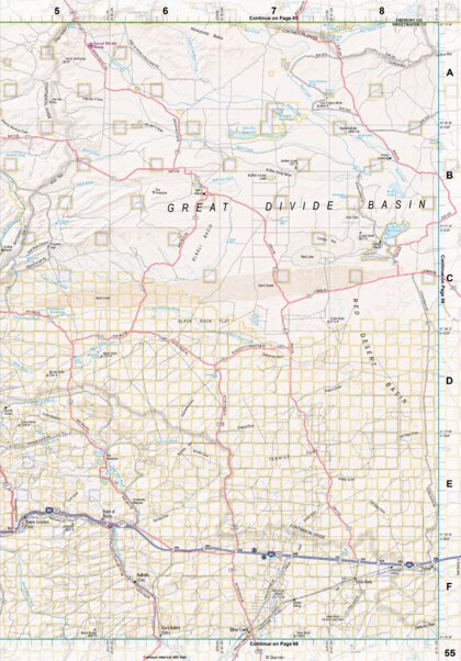 Wyoming Atlas & Gazetteer Page 55 Preview 1