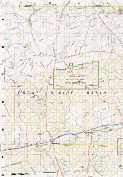 Wyoming Atlas & Gazetteer Page 56 Preview 1