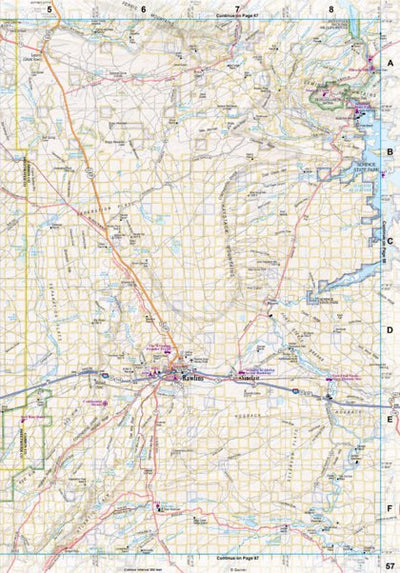 Wyoming Atlas & Gazetteer Page 57 Preview 1