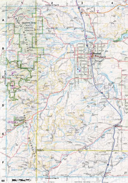 Wyoming Atlas & Gazetteer Page 60 Preview 1