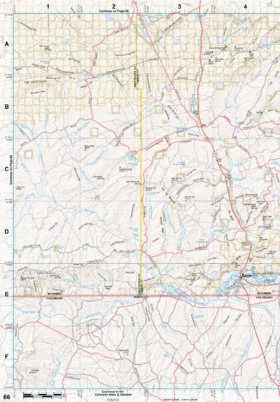 Wyoming Atlas & Gazetteer Page 66 Preview 1