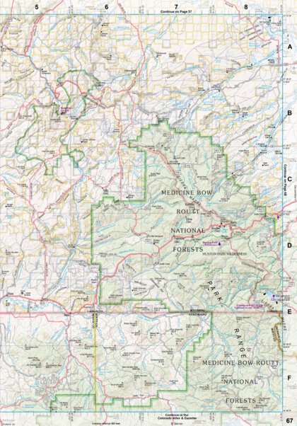 Wyoming Atlas & Gazetteer Page 67 Preview 1