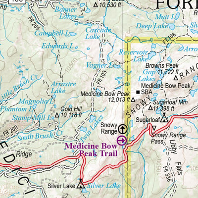Wyoming Atlas & Gazetteer Page 68 Preview 3