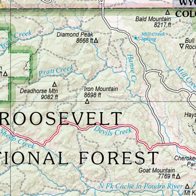 Wyoming Atlas & Gazetteer Page 69 Preview 3