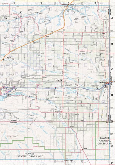 Wyoming Atlas & Gazetteer Page 71 Preview 1