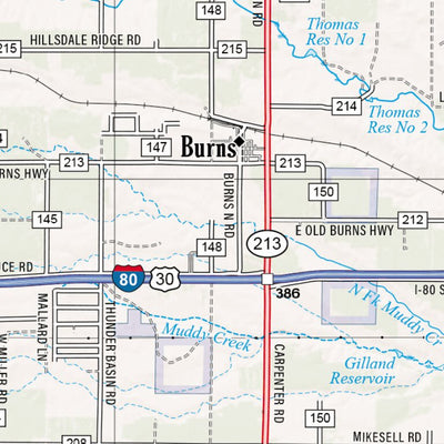 Wyoming Atlas & Gazetteer Page 71 Preview 2