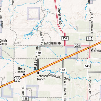 Wyoming Atlas & Gazetteer Page 71 Preview 3