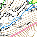 Garnet Hill Lodge Garnet Hill Ski Trails digital map