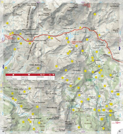 Geo4map Alta Via 1 of the Aosta Valley (map #13) bundle exclusive
