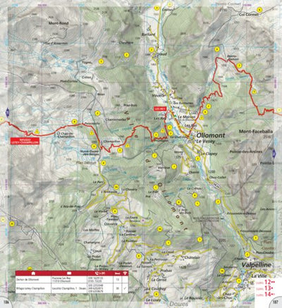 Geo4map Alta Via 1 of the Aosta Valley (map #17) bundle exclusive