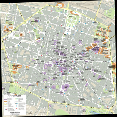 Geo4map Bologna city map digital map