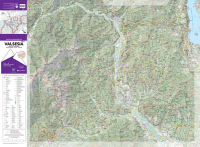 102 Valsesia South East hiking map 1:25000 Preview 1