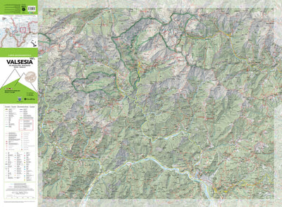 103 Valsesia North East hiking map 1:25000 Preview 1