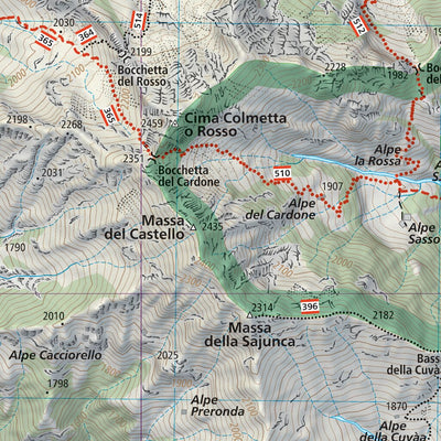 103 Valsesia North East hiking map 1:25000 Preview 3