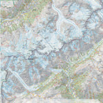 205 Monte Bianco hiking map 1:25000 Preview 1
