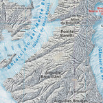 205 Monte Bianco hiking map 1:25000 Preview 3