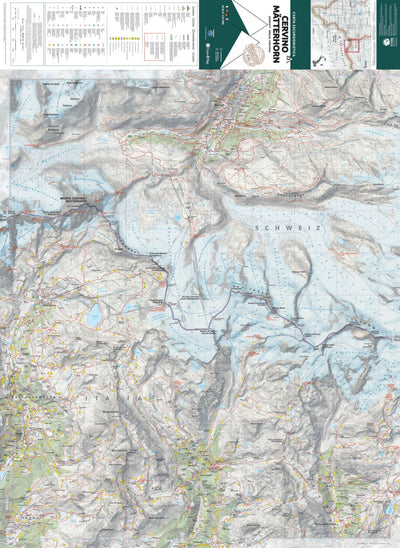Geo4map Cervino Matterhorn hiking map 1:25000 n.23 digital map