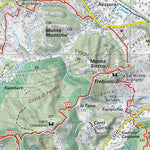 722 Golfo della Spezia hiking map 1:25000 Preview 2