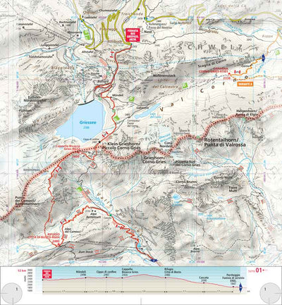 Geo4map Grande Traversata delle Alpi 1:25000 #1 from Gries Pass to Sanctuary of Oropa bundle