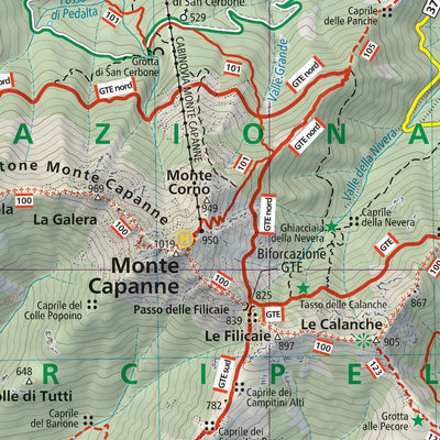 901 Isola d'Elba West hiking map 1:25000 Preview 3