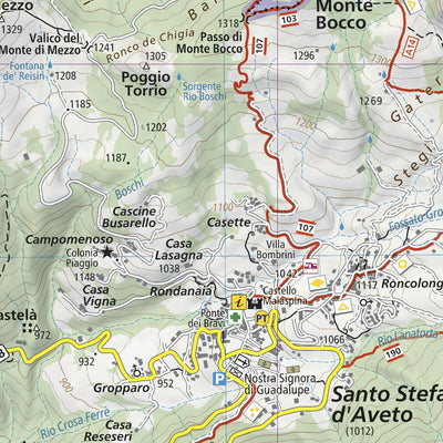Geo4map Monte Maggiorasca hiking map 1:25000 n.714 digital map