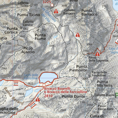 Geo4map Monviso hiking map 1:25000 n.135 digital map