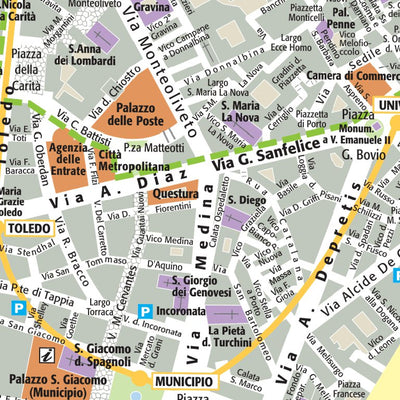 Geo4map NAPOLI city map digital map