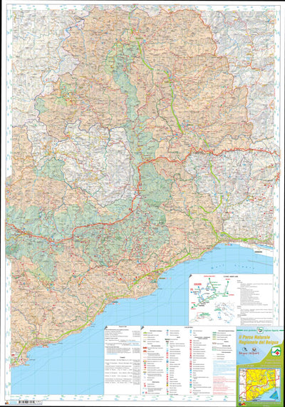 Geo4map Parco Naturale Regionale del Beigua 1:30000 digital map