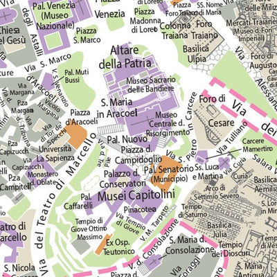 Geo4map Roma city map digital map