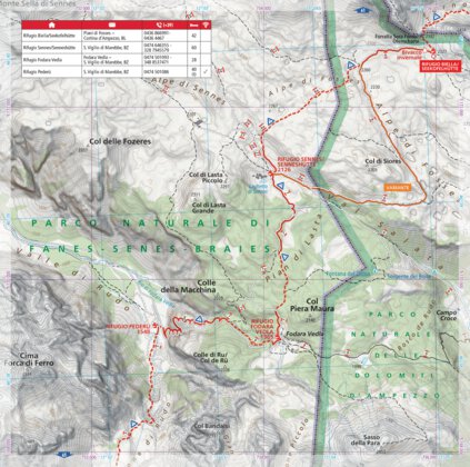 Geo4map The Dolomites Alta Via 1 (map #02) bundle exclusive