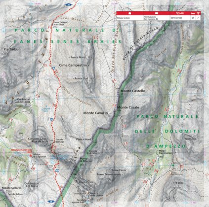 Geo4map The Dolomites Alta Via 1 (map #04) bundle exclusive