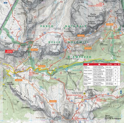 Geo4map The Dolomites Alta Via 1 (map #05) bundle exclusive