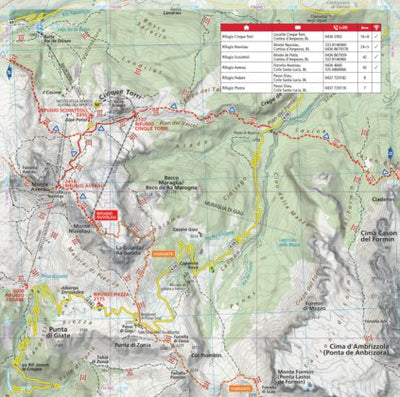 Geo4map The Dolomites Alta Via 1 (map #06) bundle exclusive