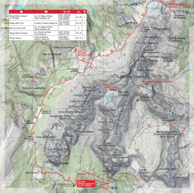 Geo4map The Dolomites Alta Via 1 (map #10) bundle exclusive
