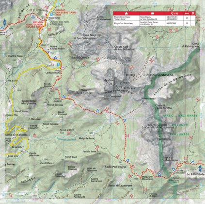 Geo4map The Dolomites Alta Via 1 (map #12) bundle exclusive