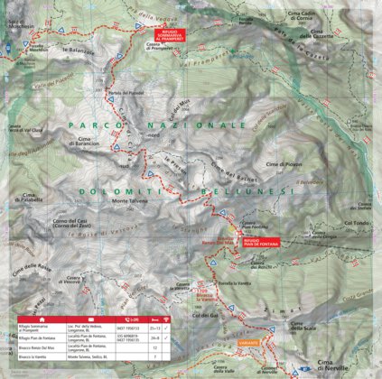 Geo4map The Dolomites Alta Via 1 (map #13) bundle exclusive