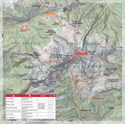 Geo4map The Dolomites Alta Via 1 (map #15) bundle exclusive