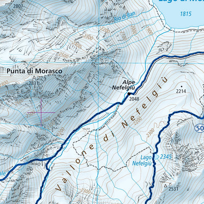 Geo4map Val Formazza Winter map 1:25000 digital map