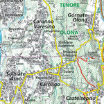 Geo4map Valle Ticino n.1 hiking and cycling map 1:50000 digital map