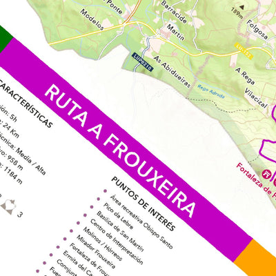 Geochart FOZ | CARTOGRAFÍA DE RUTAS DE SENDERISMO digital map