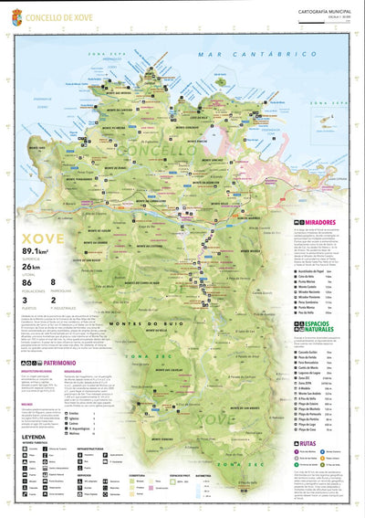 Geochart XOVE | CARTOGRAFÍA MUNICIPAL digital map