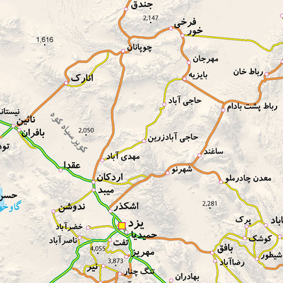 geofars IranMap-Persian Language digital map