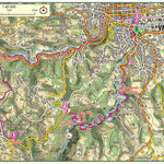 Geoforma FZE 14.-15. Hike through the Gradac Canyon from the Mon.of Ćelije (261m) to Valjevo (186m) ... digital map