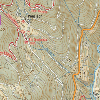 Geoforma FZE 36. Val di Cembra digital map